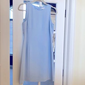 Baby blue petite sophisticate dress
